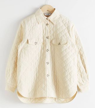 
Other Stories + Diamond Quilted Overshirt