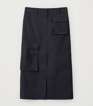 COS + Cotton Skirt With Patch Pockets