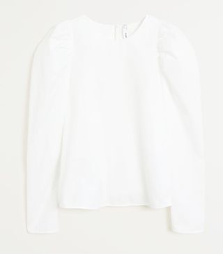 Mango + Puffed Sleeves Blouse