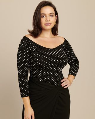 Milly + Micro Dot Top