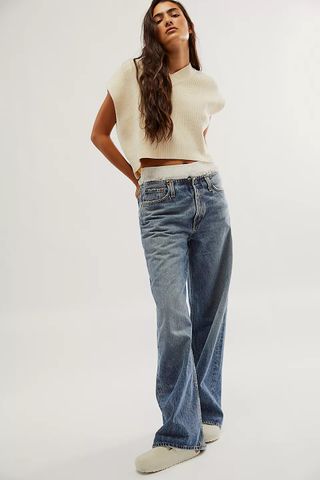 High Rise Wide Leg Jeans – A Trend You Should Try - Blushing Rose Style Blog