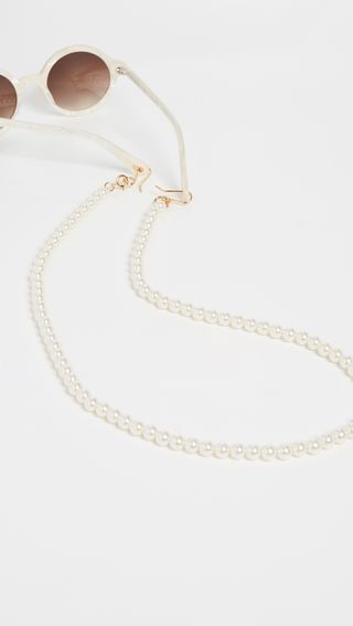 Lele Sadoughi + Beaded Cable Length Eyeglass Chain