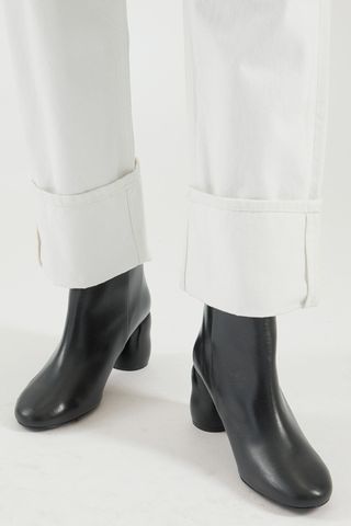 COS + Heeled Leather Ankle Boots