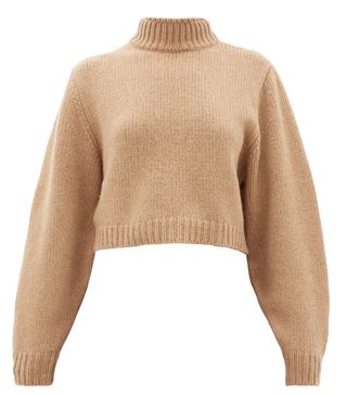 The Row + Tabeth Cropped Cashmere Sweater