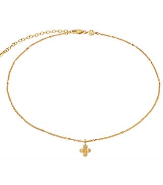 Missoma + Lucy Williams Gold Mini Cross Necklace