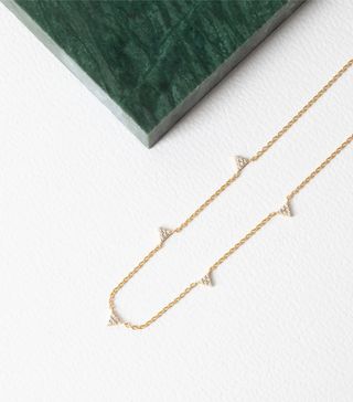 Liars & Lovers + Sterling Silver Triangle Necklace