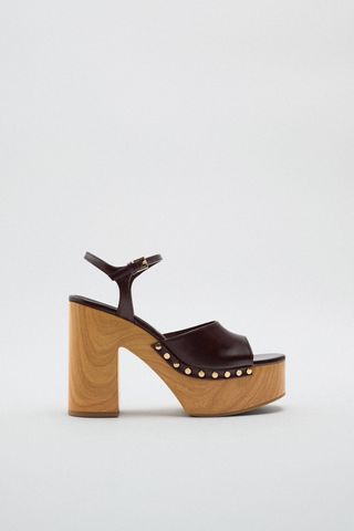 Zara + High Heel Platform Shoes