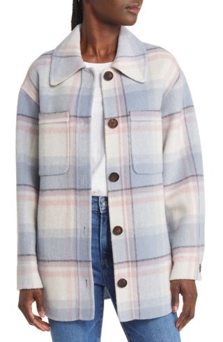 Rails + Connie Plaid Wool Blend Shirt Jacket