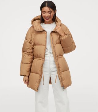 H&M + Padded Hooded Jacket