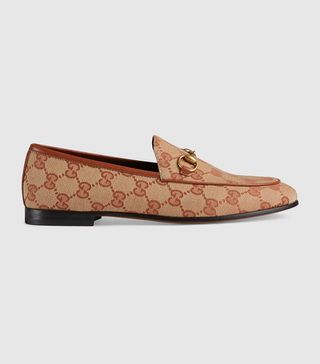 Gucci + Jordan GG Canvas Loafers