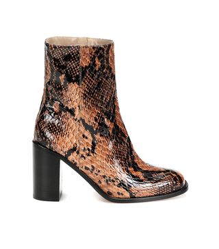 Maryam Nassir Zadeh + Mars Snake Effect Leather Boots