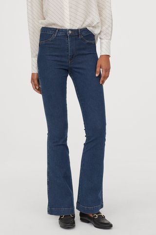 H&M + Flared High Jeans