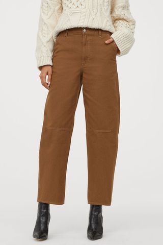 H&M + Cotton Twill Pants