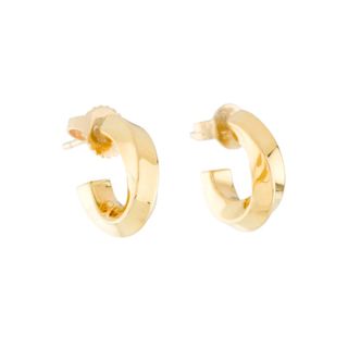 Tiffany & Co. + 18K Mini Twist Hoop Earrings