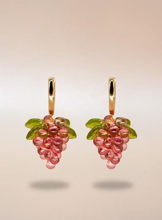 Annele + Raspberry Jelly Earrings