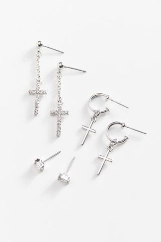 UO + Delicate Cross Earring Set