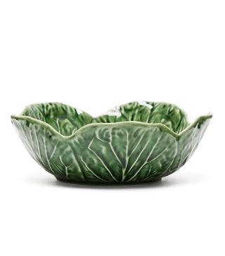Bordallo Pinheiro + Cabbage Earthenware Dinner Bowl