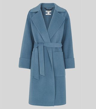 Whistles + Double Faced Wool Wrap Coat