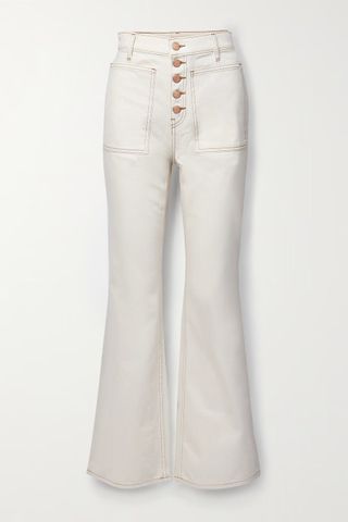 Ulla Johnson + The Lou High-Rise Flared Jeans