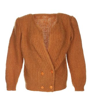 Vintage + Chunky Knit Wool Cardigan