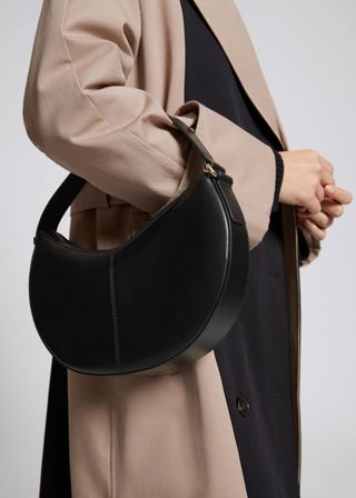 & Other Stories + Small Rounded Leather Handbag