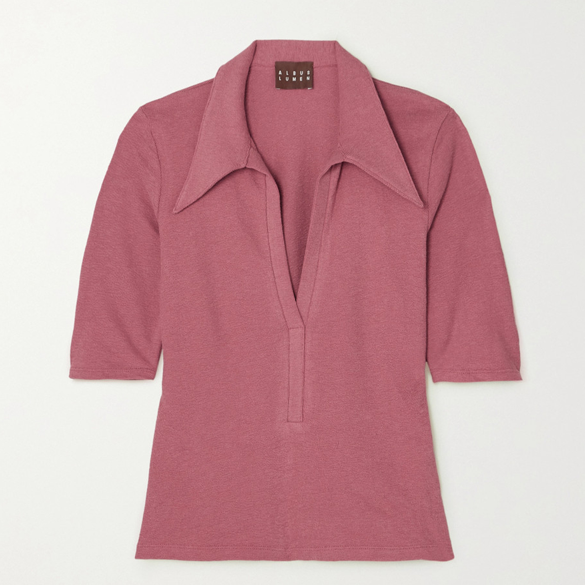 Albus Lumen + Ribbed Polo Shirt