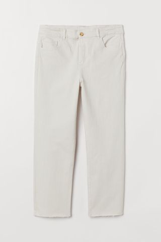 H&M+ + Straight High Ankle Jeans