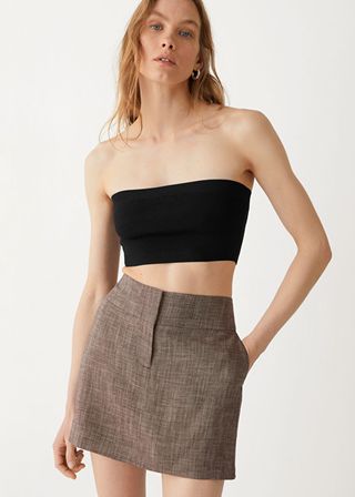 & Other Stories + Knitted Mini Tube Top