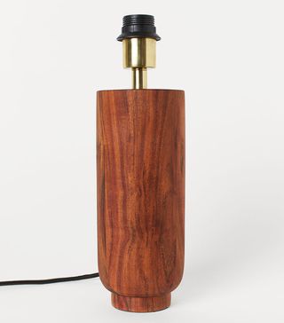 H&M + Tall Wooden Lamp Base