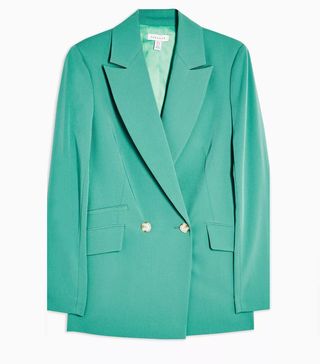 Topshop + Mint Double Breasted Blazer