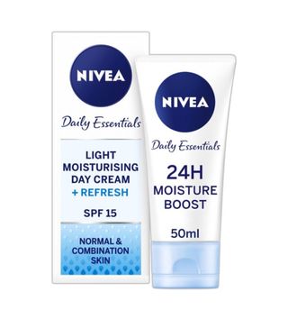 NIVEA + Face Cream Light Moisturiser for Normal & Combination Skin, 50ml