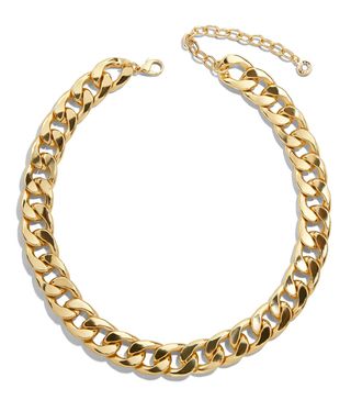 BaubleBar + Michaela Curb Chain Collar Necklace