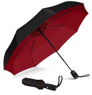 Repel + Windproof Travel Umbrella with Teflon Coating