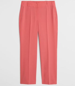 Violeta by Mango + Straight Suit Trousers