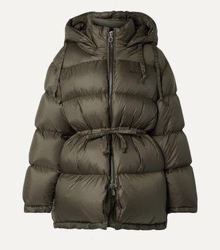 Acne Studios + Oversized Hooded Quilted Shell Down Jacket