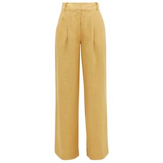 Asceno + Rivello High-Rise Linen Trousers