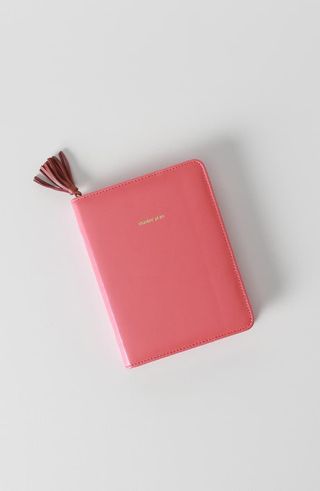 Anthropologie + Anglophile Zip-Around Leather Journal