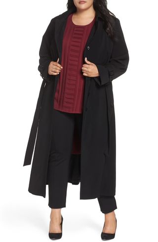 Gallery + Long Nepage Raincoat With Detachable Hood and Liner