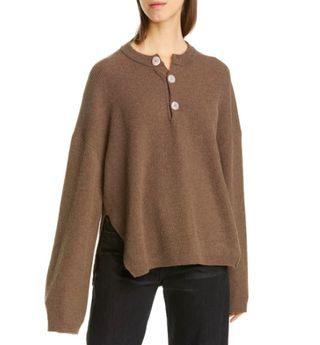 Nanushka + Lione Merino Wool & Cashmere Blend Sweater