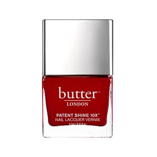 Butter London + Glazen Nail Lacquer in Her Majesty's Red