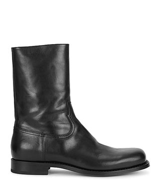 Dries Van Noten + Black Leather Boots