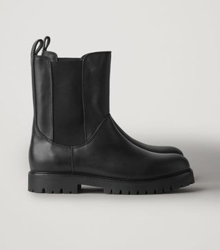 COS + High Leather Chelsea Boots