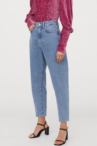 H&M + Mom Loose-fit Ultra High Jeans