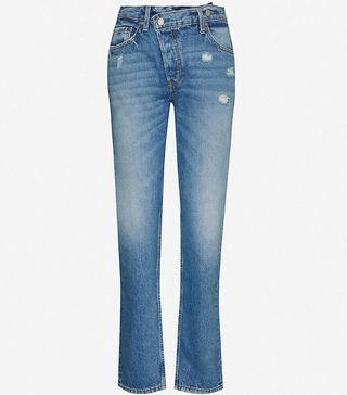 Boyish Jeans + Casey Crossover High-Rise Straight Jeans