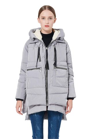 Orlay + Thickened Down Jacket in Gray