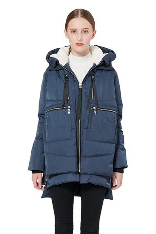 Orlay + Thickened Down Jacket in Navy