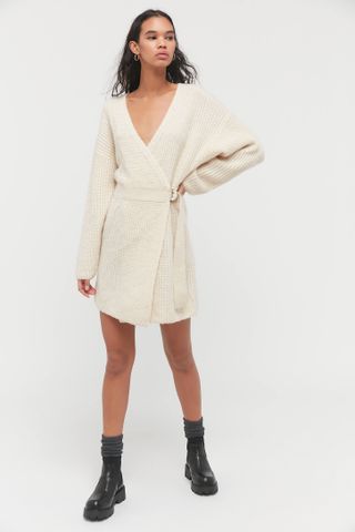 Urban Outfitters + Logan Wrap Sweater Dress