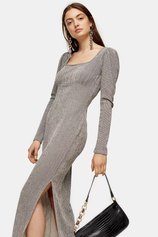 Topshop + Square Neck Column Dress