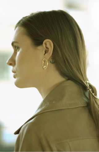 Maria Black + Nugget Pearl Earring