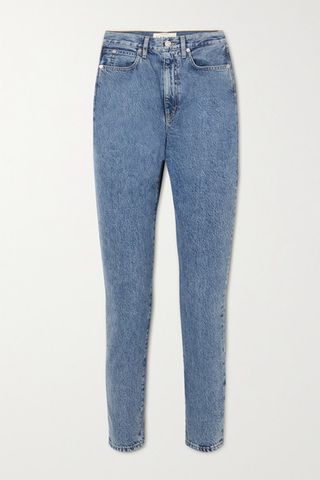 Slvrlake + Beatnik Cropped High-Rise Jeans